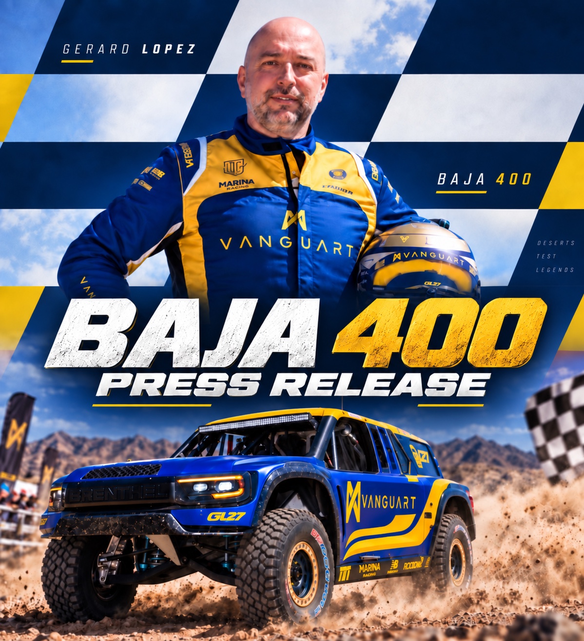 GL27 Vanguart Racing — Baja 400 press release